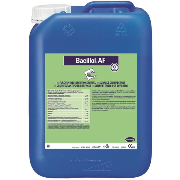 Bacillol® AF, Flächenschnelldesinfektionsmittel, 5 Liter