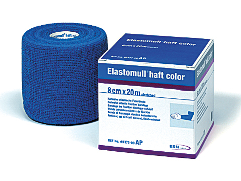 Elastomull® haft color, blau 8 cm x 20 m