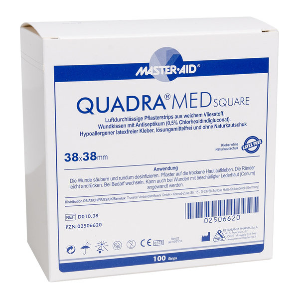 QUADRA® med, Square 38 x 38 mm (100 St.)