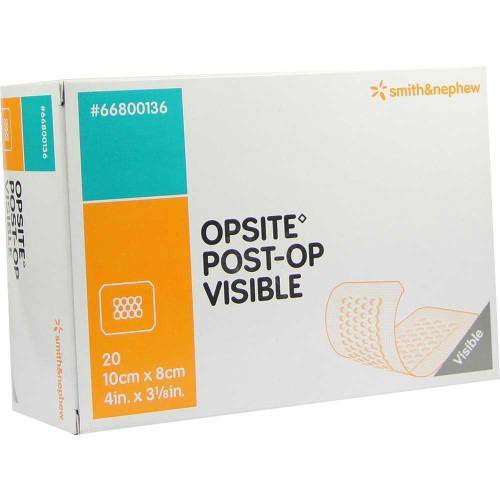 OpSite™ Post-OP Visible, 10 x 8 cm, Wundauflage: 5 x 3,5 cm (20 St.)