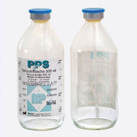 Vakuumflasche für Ozontherapie (10 x 500 ml)