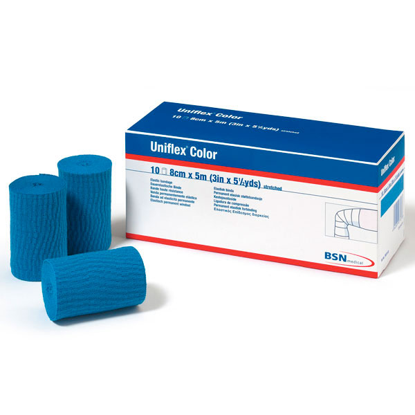 Uniflex® Color, blau 5 m x 8 cm (10 St.)