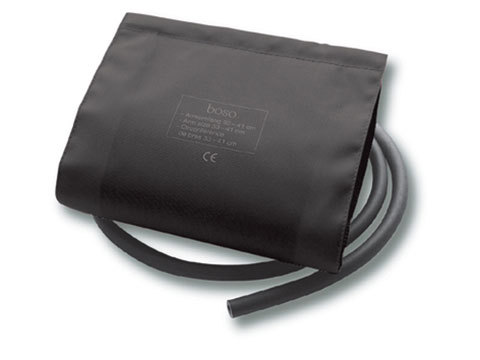 Blutdruck-Manschette für boso Aneroid-Geräte, Erw. schwarz starke Arme 14 x 71 cm Sondermaß (1 St.)