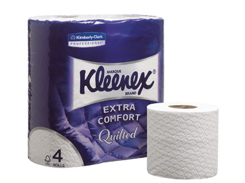 KLEENEX® Quilted Toilet Tissue, 4-lagig 160 Blatt, 24 Rollen