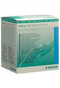 Askina® Soft Clear I.V., 8 x 6 cm Fixierverband, 50 Stück