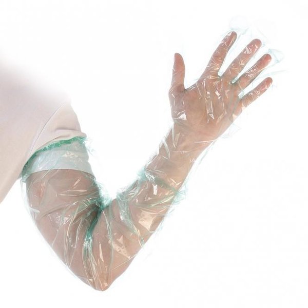 Handschuhe SOFTLINE mit Gummiband, grün, 90 cm, 40 x 50 Stück