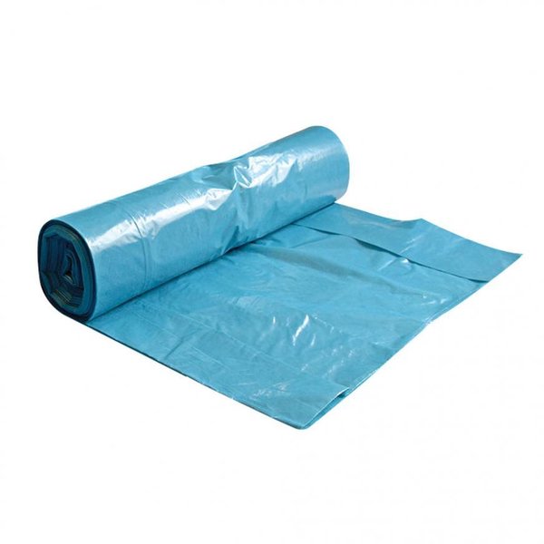Müllbeutel LDPE, 120 l, ca. 33 µ, blau, 10 x 25 Stück