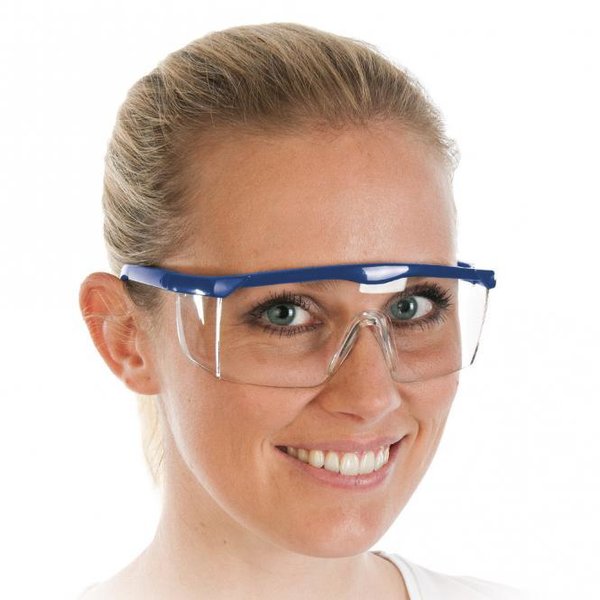 Allzweckschutzbrille "Fit", blau, verstellbar, 10 x 1 Stück