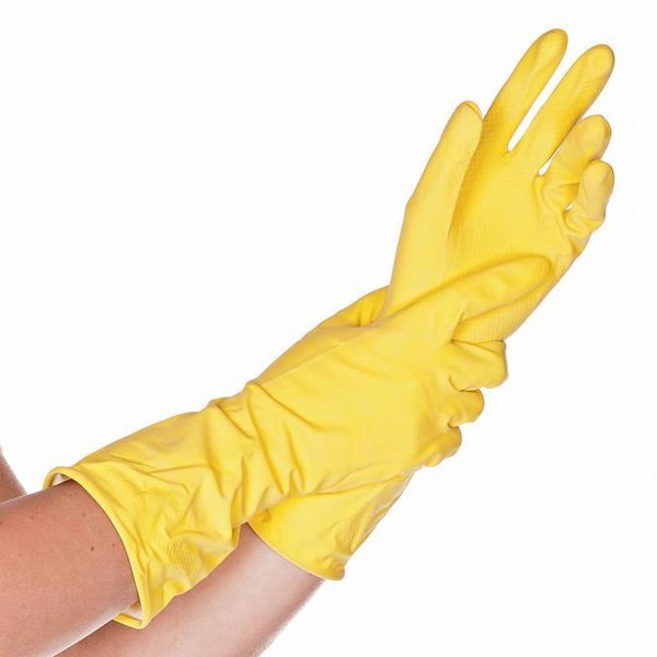 Universal-Handschuh BETTINA SOFT, 30cm, 10 x 12 Paar, gelb, Größe S