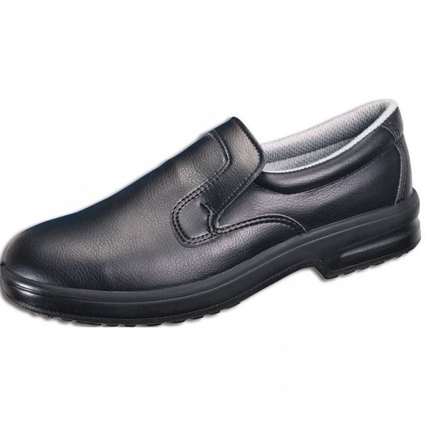 Sicherheitsschuhe S2 - Slipper mit Stahlkappe, schwarz, Schuhgröße: 41