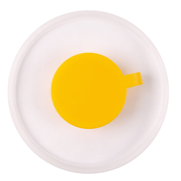 Hygo-Wipe - Deckel für Spendereimer, Ø 21,5 cm, 10 Stück, gelb