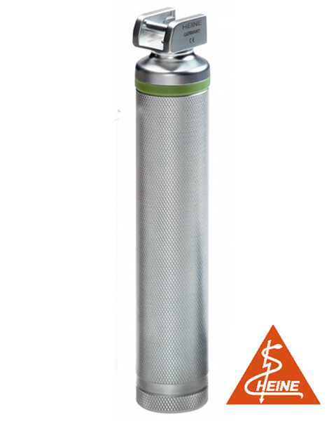 HEINE Standard F.O. Laryngoskopgriffe mit LED-Beleuchtung, 2,5 V Batteriegriff, 1 St.