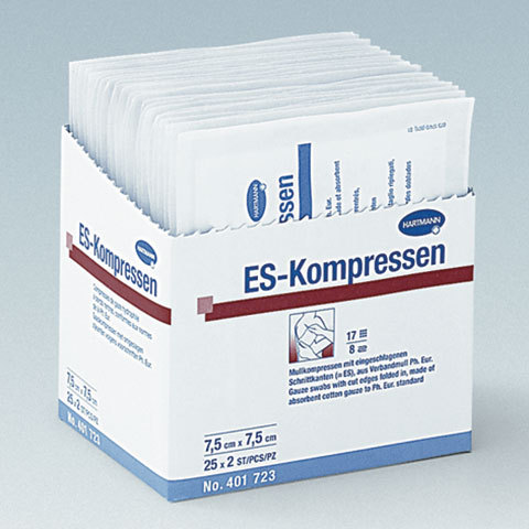 ES-Kompressen 8-fach steril, 10 x 20 cm, 5 x 2 St.
