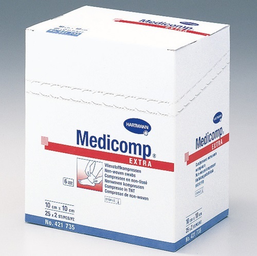 Medicomp® extra, unsteril 5x5 cm, 100 St.