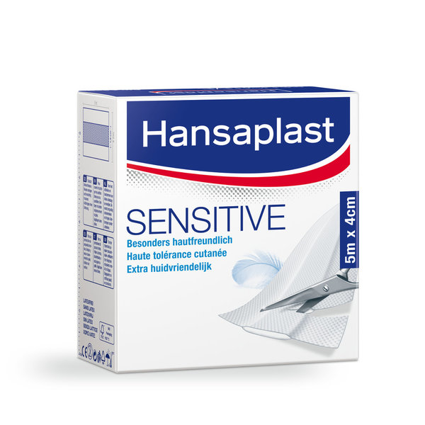 Hansaplast® sensitive, 5 m x 6 cm, 1 St.