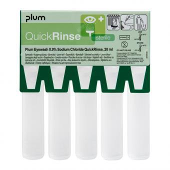 Plum QuickFix & Rinse Augenspülstation, 5 Ampullen