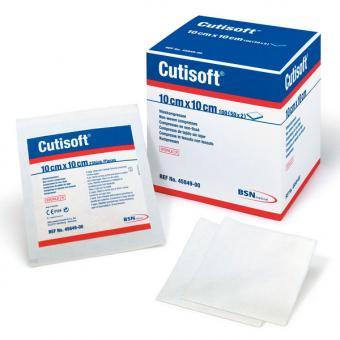 CutiSoft BSN, steril, zu 2 Stück eingesiegelt, Maße 7,5 x 7,5 cm, 50 x 2 Stück