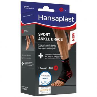 Hansaplast Sport Fussgelenk-Bandage BDF, Größe M, 18,5 - 22,5 cm (Knöchel) , 1 Stück