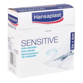 Hansaplast Sensitive BDF, Strips (Injektionspflaster), Maße 4 cm x 1,9 m, 100 Stück