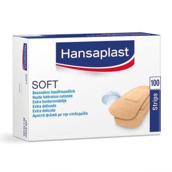 Hansaplast Soft Strips BDF, 1,9 x 7,2 cm, 100 Stück