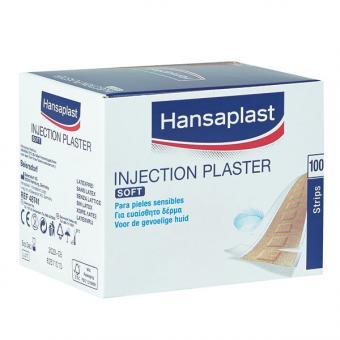 Hansaplast Soft Injektionspflaster BDF, Maße 1,9 x 4 cm, 100 Stück