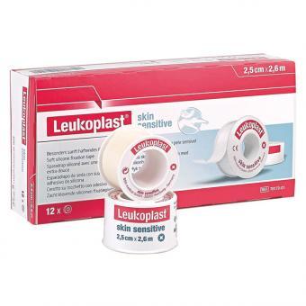 Leukoplast Skin Sensitive BSN, 2,50 cm x 2,60 m, 12 Stück