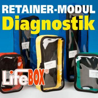 LifeBOX Retainer Modul > Intubation, Retainer-Modul M, Intubation, Plane/ schwarz, 1 Stück