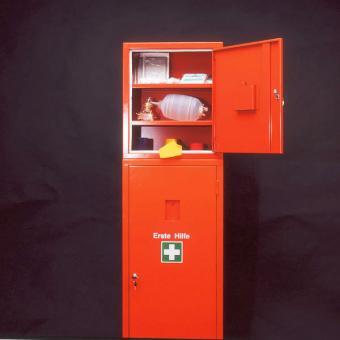 Sanitätsschrank > Kombination Typ 2, orange, Maße 168 x 49 x 20 cm, 1 Stück