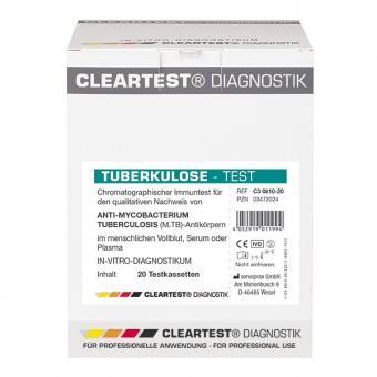 CLEARTEST Tuberkulose, Immunoassay-Schnelltest  10 Teste