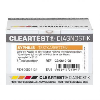 Cleartest Syphilis  10 Teste