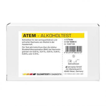 Cleartest Atem-Alkoholtest  1 Test