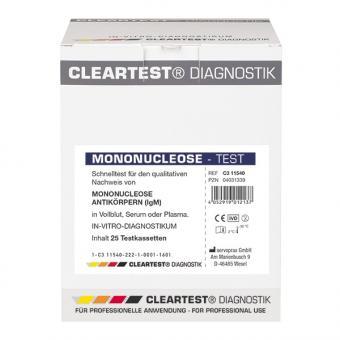 Cleartest Mononucleose  25 Teste