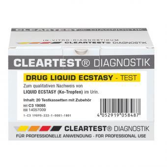 CLEARTEST Liquid Ecstasy zum Nachweis von GHB  5 Test