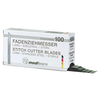 Mediware Fadenziehmesser >lange Form, 110 mm 100 Stück