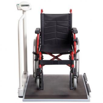 Elektronische Rollstuhlwaage mit Geländer und Transportrollen > seca 677, Stück