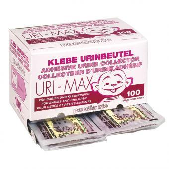 Uri Max Kinder Urin-Klebebeutel, steril, 10 Stück