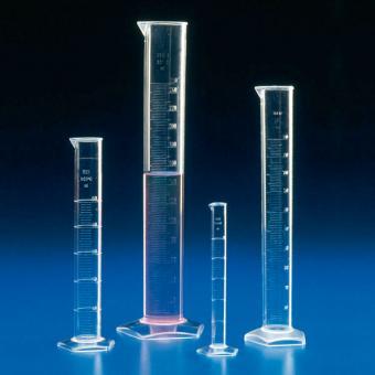 Messzylinder graduiert, hohe Form > TPX  50 ml 26,0 mm 10 ml 1 Stück