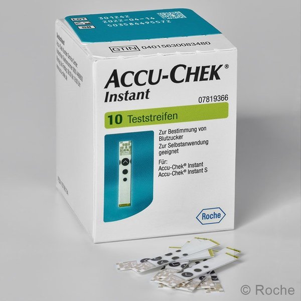 Accu-Chek Instant Teststreifen (10 T.), 1 Packung